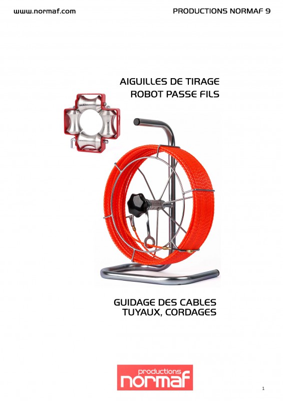 AIGUILLES DE TIRAGE ROBOT PASSE FILS GUIDAGE DES CABLES TUYAUX, CORDAGES